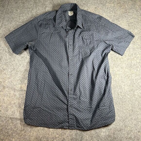 Voyager Shirt Mens 2XL Button Down Printed Cotton Outdoor Casual - Picture 1 of 6
